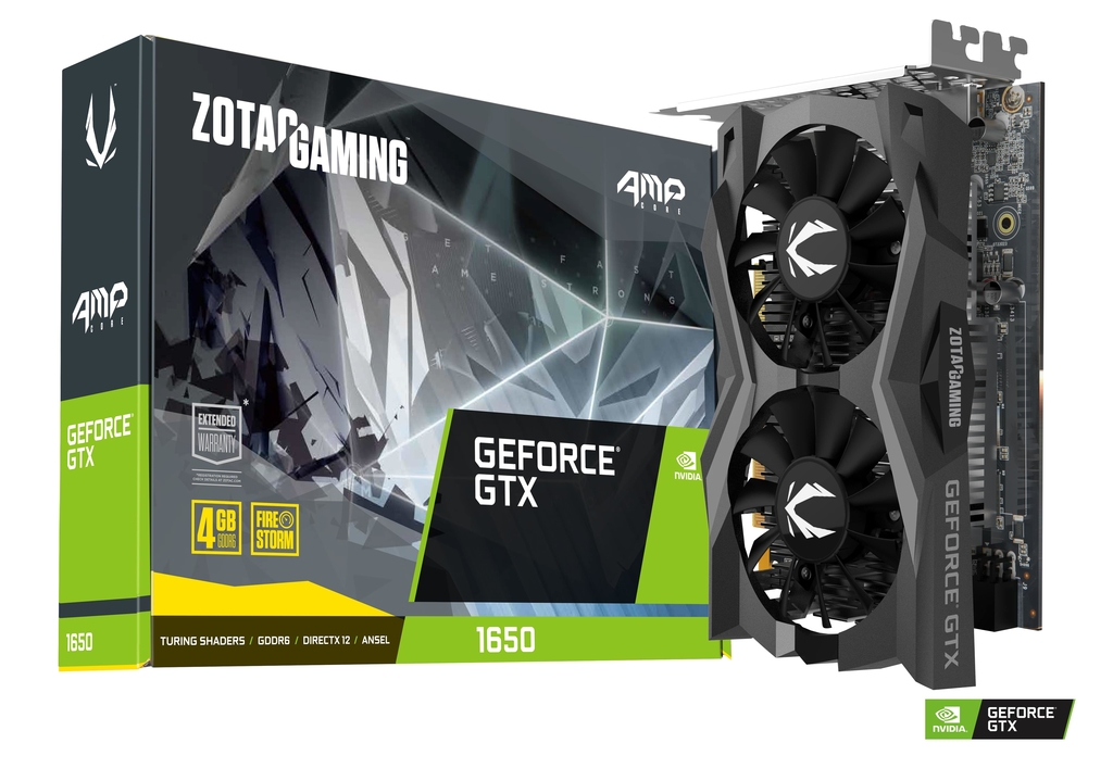 VGA ZOTAC GAMING GTX 1650 AMP Core GDDR6 Chính Hãng (ZT-T16520J-10L, DP ...