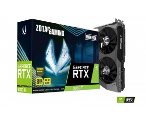 VGA ZOTAC GAMING  RTX3060TI TWIN EDGE 8GB Chính hãng ( ZT-A30610E-10M, 3xDP, HDMI, 8GB, DDR6, 256bit, 2 Fan)
